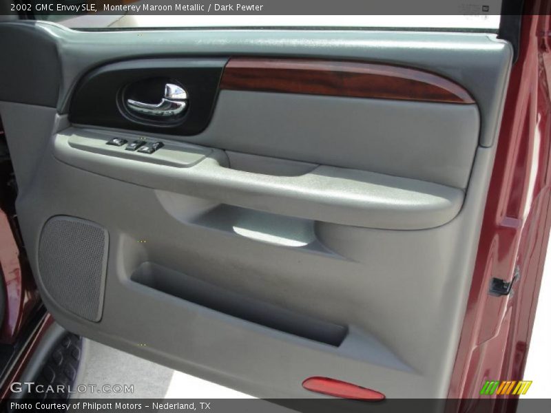 Monterey Maroon Metallic / Dark Pewter 2002 GMC Envoy SLE
