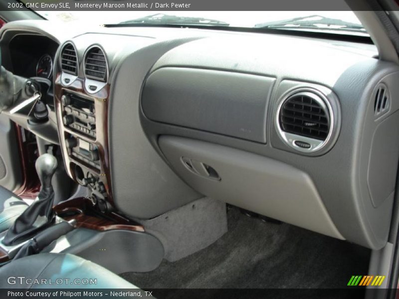 Monterey Maroon Metallic / Dark Pewter 2002 GMC Envoy SLE