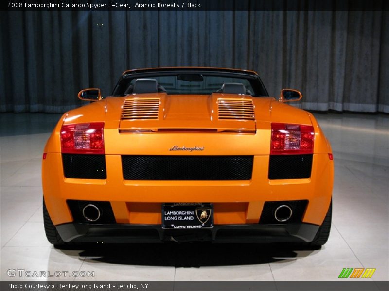 Arancio Borealis / Black 2008 Lamborghini Gallardo Spyder E-Gear