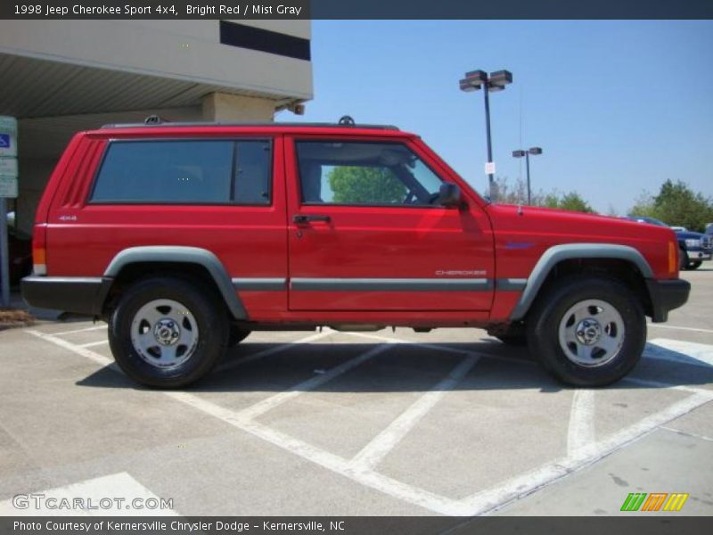 Bright Red / Mist Gray 1998 Jeep Cherokee Sport 4x4