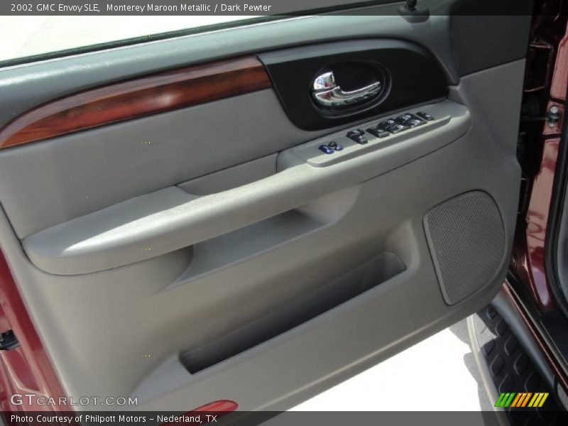 Monterey Maroon Metallic / Dark Pewter 2002 GMC Envoy SLE