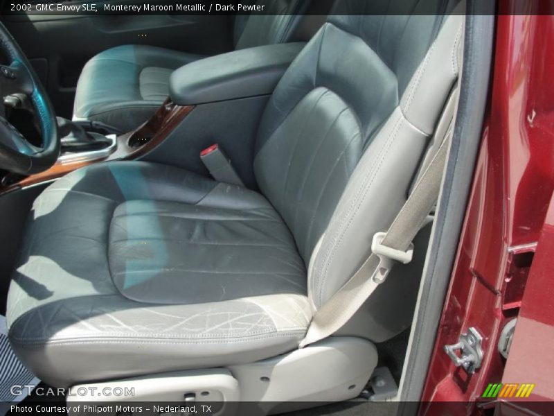 Monterey Maroon Metallic / Dark Pewter 2002 GMC Envoy SLE