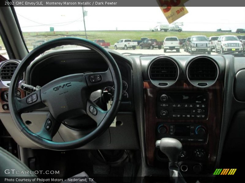 Monterey Maroon Metallic / Dark Pewter 2002 GMC Envoy SLE