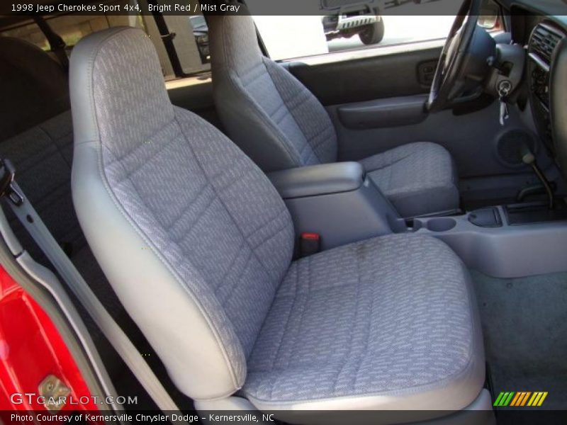 Bright Red / Mist Gray 1998 Jeep Cherokee Sport 4x4