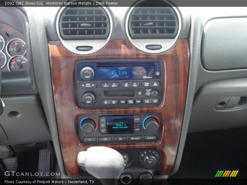 Monterey Maroon Metallic / Dark Pewter 2002 GMC Envoy SLE