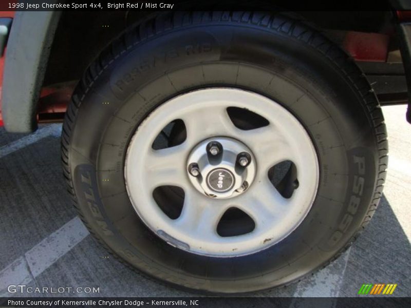 Bright Red / Mist Gray 1998 Jeep Cherokee Sport 4x4