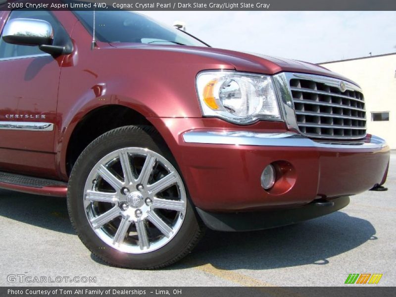 Cognac Crystal Pearl / Dark Slate Gray/Light Slate Gray 2008 Chrysler Aspen Limited 4WD
