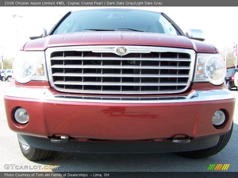 Cognac Crystal Pearl / Dark Slate Gray/Light Slate Gray 2008 Chrysler Aspen Limited 4WD