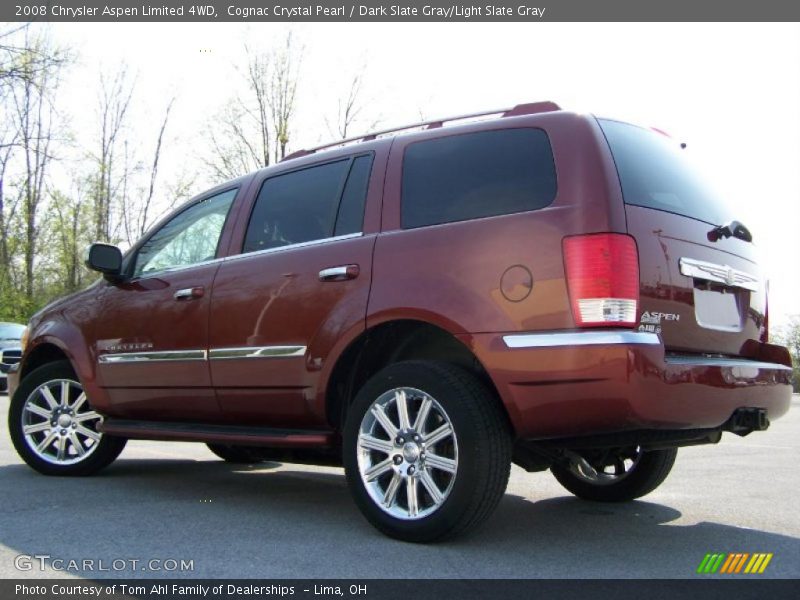 Cognac Crystal Pearl / Dark Slate Gray/Light Slate Gray 2008 Chrysler Aspen Limited 4WD