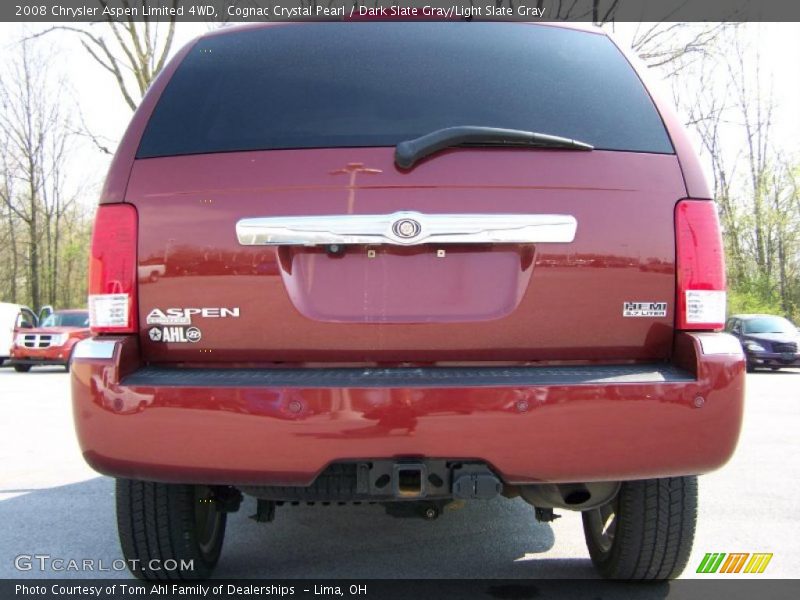 Cognac Crystal Pearl / Dark Slate Gray/Light Slate Gray 2008 Chrysler Aspen Limited 4WD