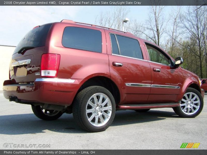 Cognac Crystal Pearl / Dark Slate Gray/Light Slate Gray 2008 Chrysler Aspen Limited 4WD