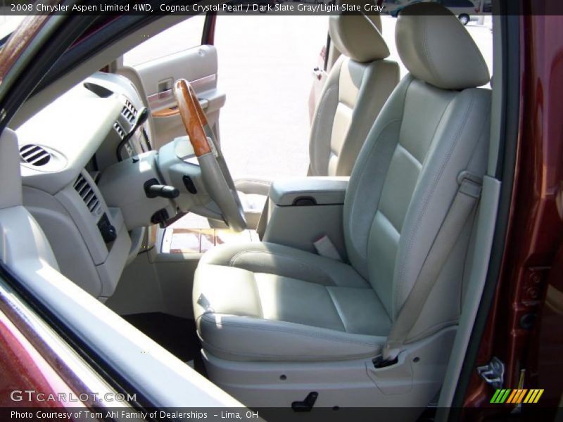 Cognac Crystal Pearl / Dark Slate Gray/Light Slate Gray 2008 Chrysler Aspen Limited 4WD