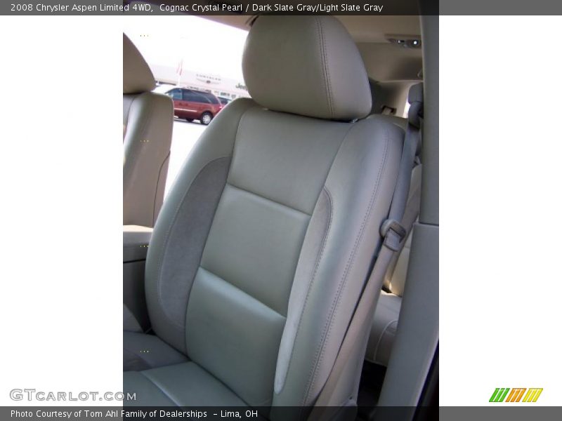 Cognac Crystal Pearl / Dark Slate Gray/Light Slate Gray 2008 Chrysler Aspen Limited 4WD