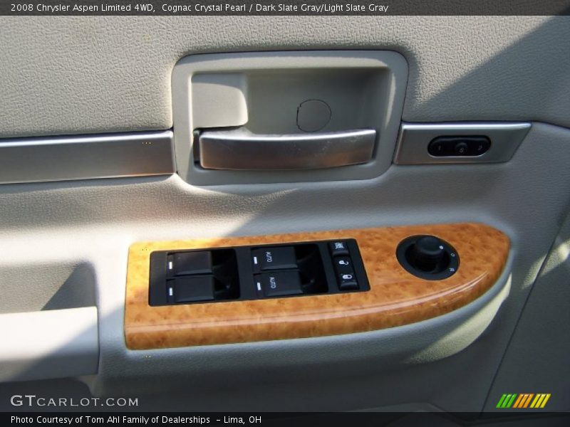 Cognac Crystal Pearl / Dark Slate Gray/Light Slate Gray 2008 Chrysler Aspen Limited 4WD