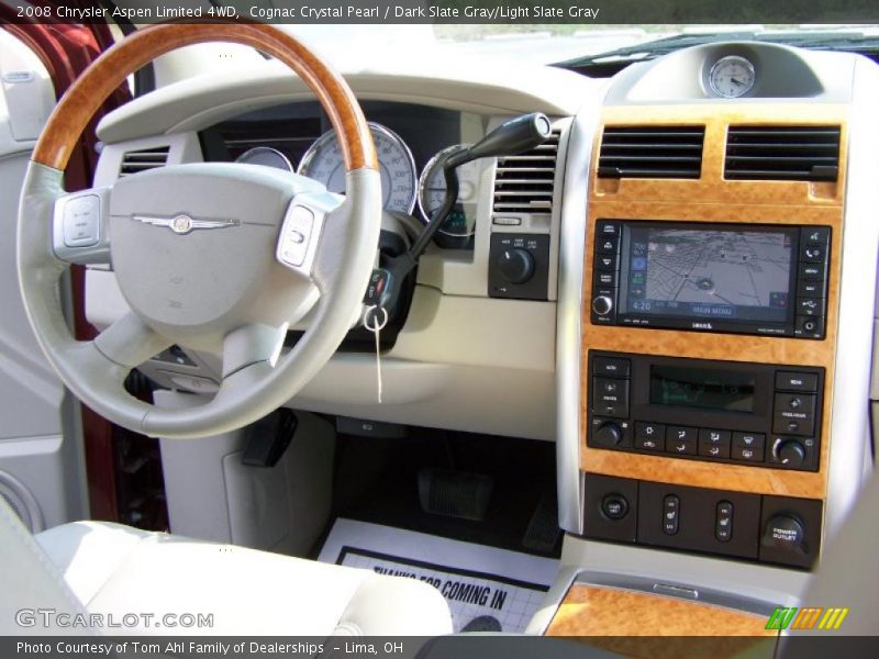 Cognac Crystal Pearl / Dark Slate Gray/Light Slate Gray 2008 Chrysler Aspen Limited 4WD
