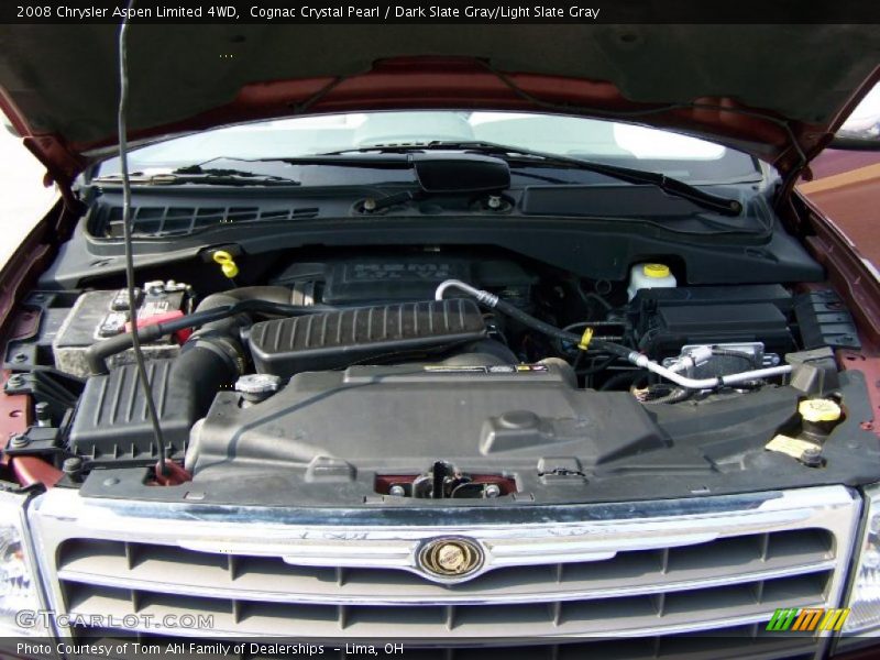 Cognac Crystal Pearl / Dark Slate Gray/Light Slate Gray 2008 Chrysler Aspen Limited 4WD