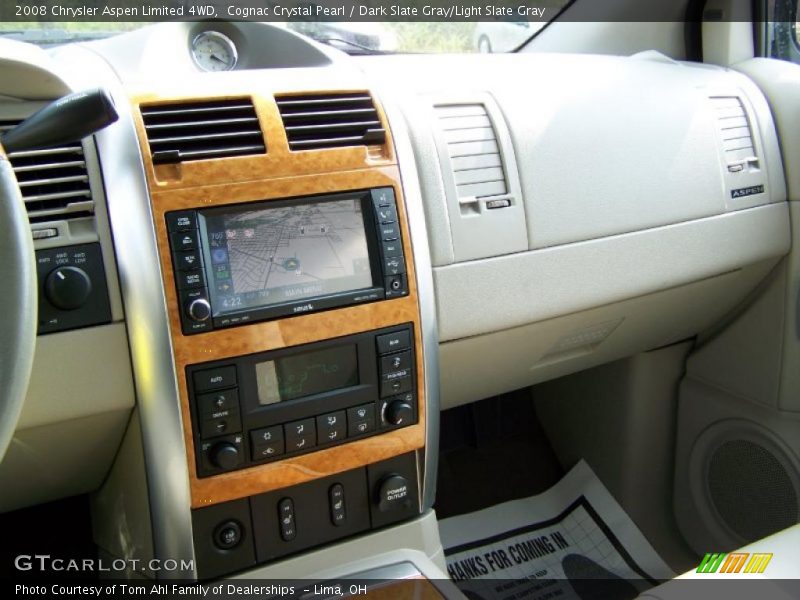 Cognac Crystal Pearl / Dark Slate Gray/Light Slate Gray 2008 Chrysler Aspen Limited 4WD