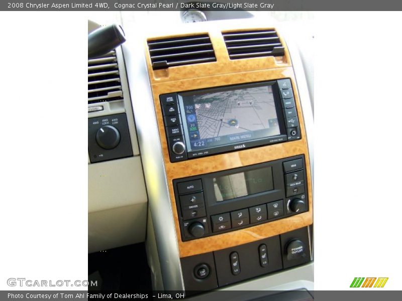 Cognac Crystal Pearl / Dark Slate Gray/Light Slate Gray 2008 Chrysler Aspen Limited 4WD
