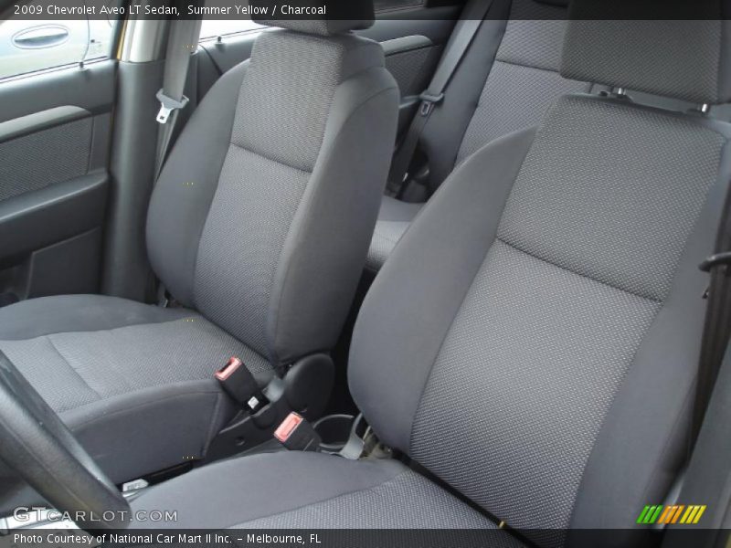 Summer Yellow / Charcoal 2009 Chevrolet Aveo LT Sedan