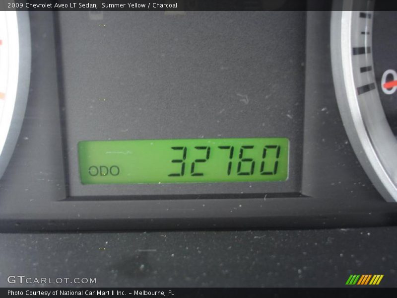 Summer Yellow / Charcoal 2009 Chevrolet Aveo LT Sedan
