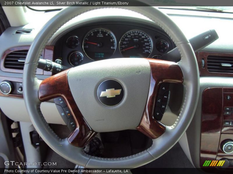 Silver Birch Metallic / Light Titanium/Ebony 2007 Chevrolet Avalanche LS