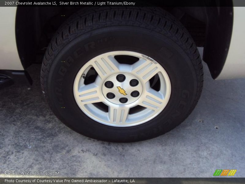 Silver Birch Metallic / Light Titanium/Ebony 2007 Chevrolet Avalanche LS