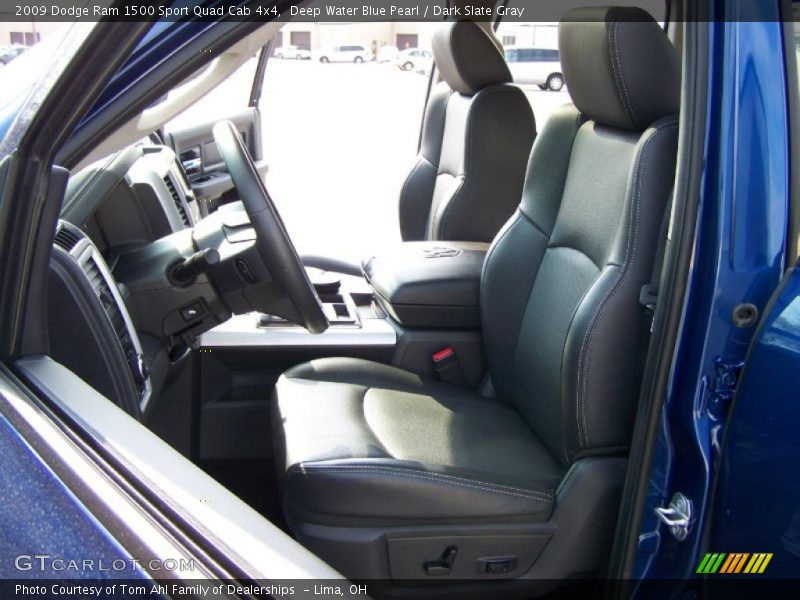 Deep Water Blue Pearl / Dark Slate Gray 2009 Dodge Ram 1500 Sport Quad Cab 4x4