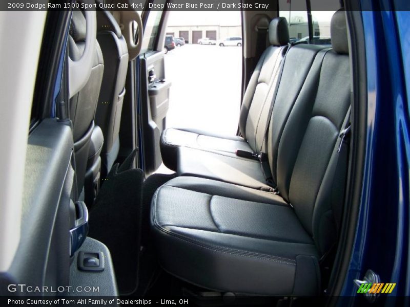 Deep Water Blue Pearl / Dark Slate Gray 2009 Dodge Ram 1500 Sport Quad Cab 4x4
