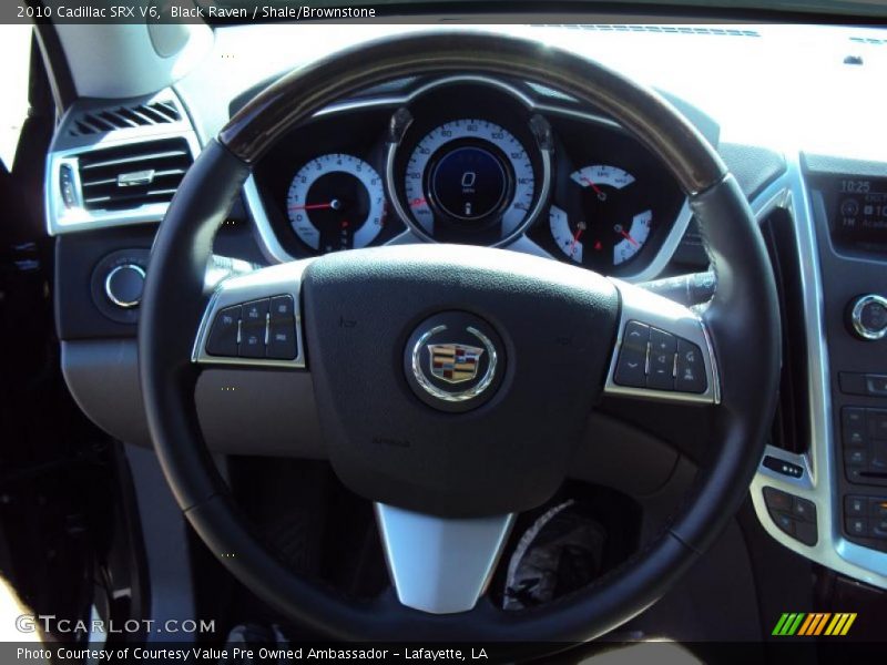 Black Raven / Shale/Brownstone 2010 Cadillac SRX V6