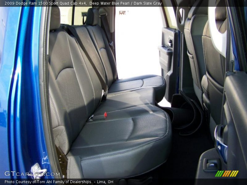 Deep Water Blue Pearl / Dark Slate Gray 2009 Dodge Ram 1500 Sport Quad Cab 4x4