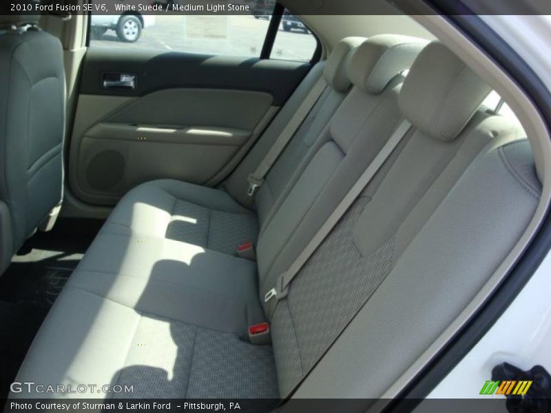 White Suede / Medium Light Stone 2010 Ford Fusion SE V6