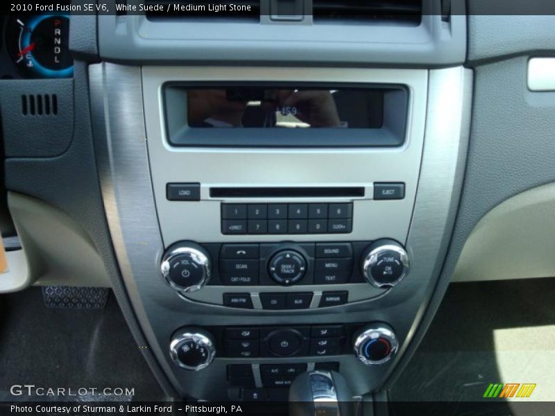 White Suede / Medium Light Stone 2010 Ford Fusion SE V6