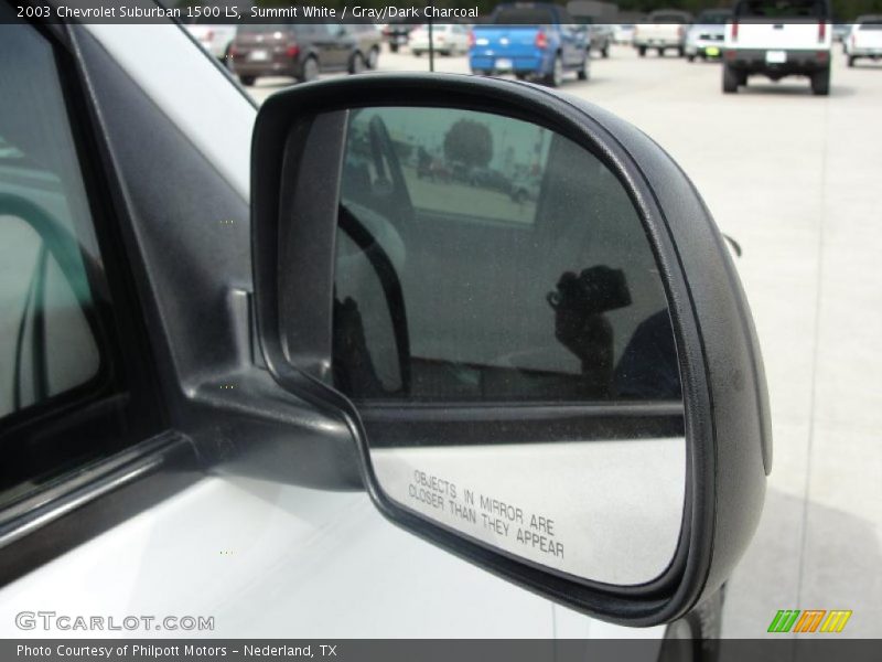 Summit White / Gray/Dark Charcoal 2003 Chevrolet Suburban 1500 LS