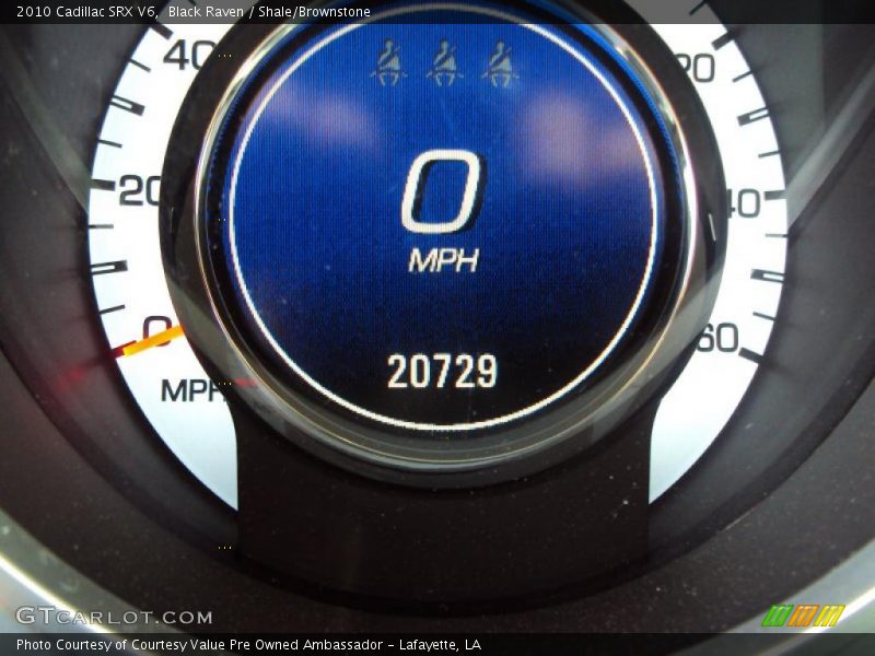Black Raven / Shale/Brownstone 2010 Cadillac SRX V6