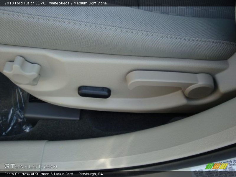 White Suede / Medium Light Stone 2010 Ford Fusion SE V6