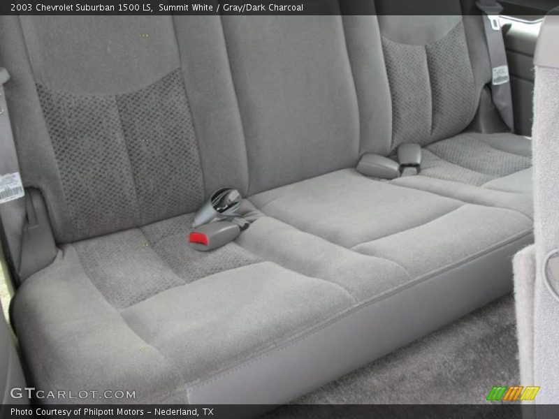 Summit White / Gray/Dark Charcoal 2003 Chevrolet Suburban 1500 LS