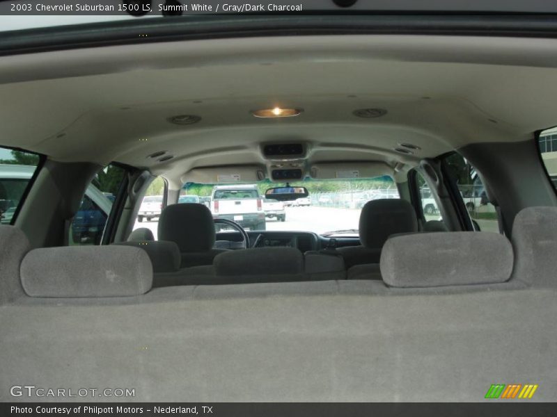 Summit White / Gray/Dark Charcoal 2003 Chevrolet Suburban 1500 LS