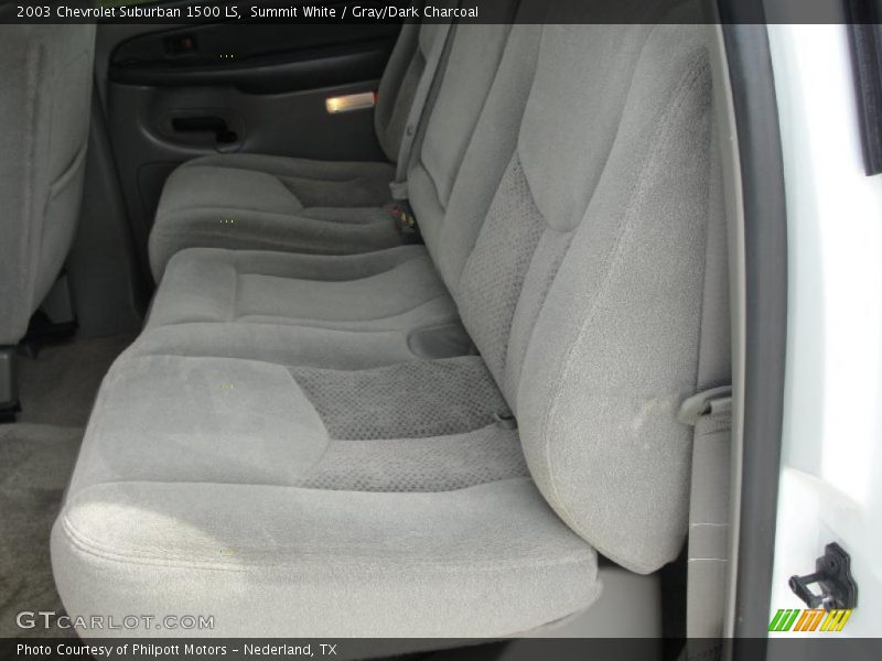 Summit White / Gray/Dark Charcoal 2003 Chevrolet Suburban 1500 LS
