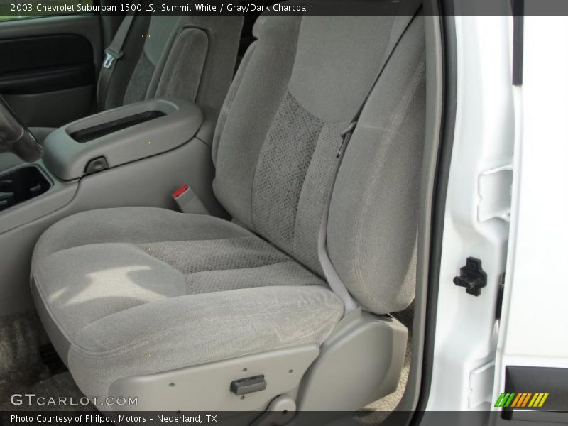 Summit White / Gray/Dark Charcoal 2003 Chevrolet Suburban 1500 LS