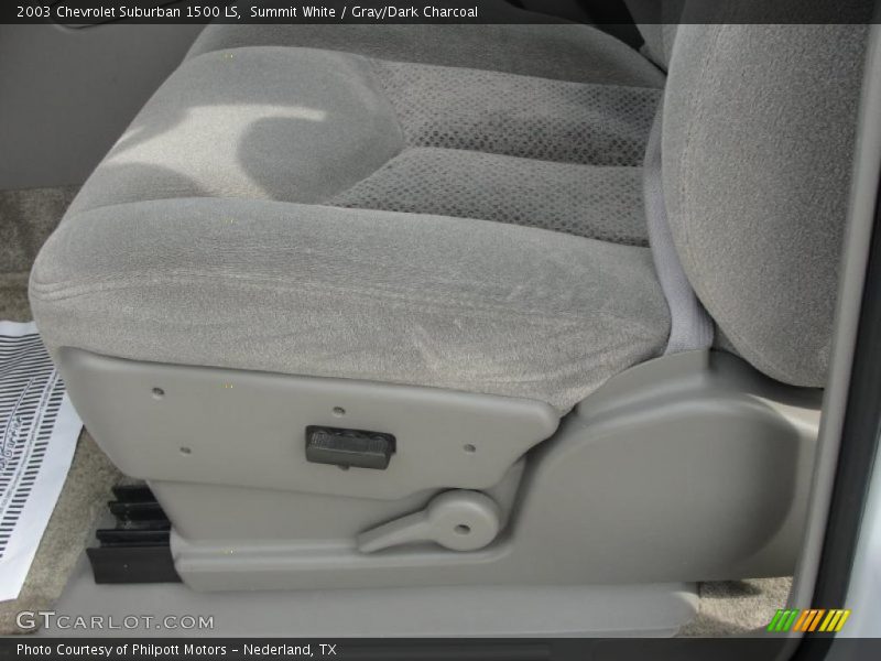 Summit White / Gray/Dark Charcoal 2003 Chevrolet Suburban 1500 LS