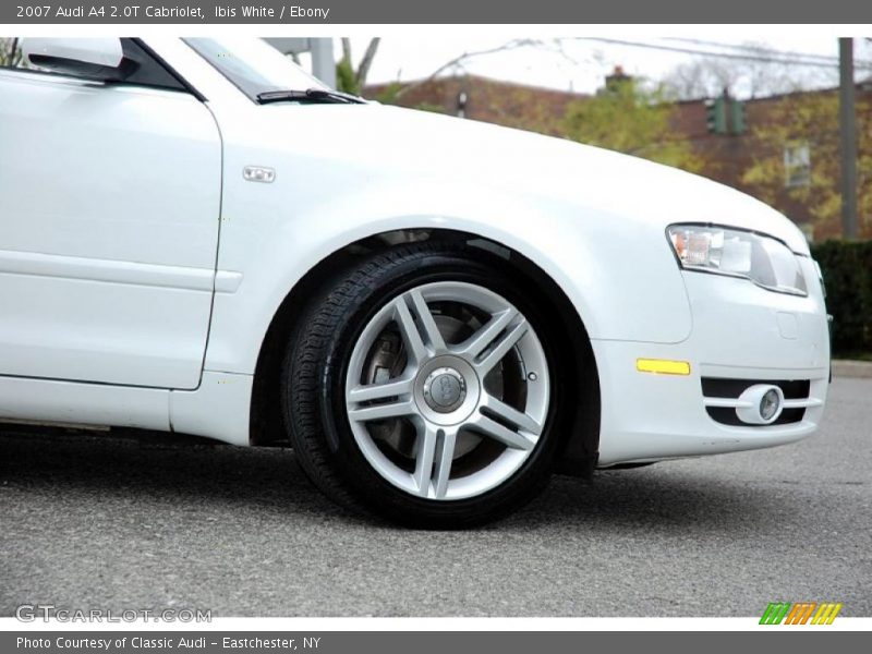 Ibis White / Ebony 2007 Audi A4 2.0T Cabriolet