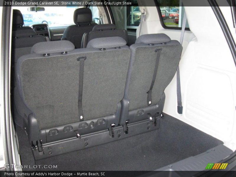 Stone White / Dark Slate Gray/Light Shale 2010 Dodge Grand Caravan SE