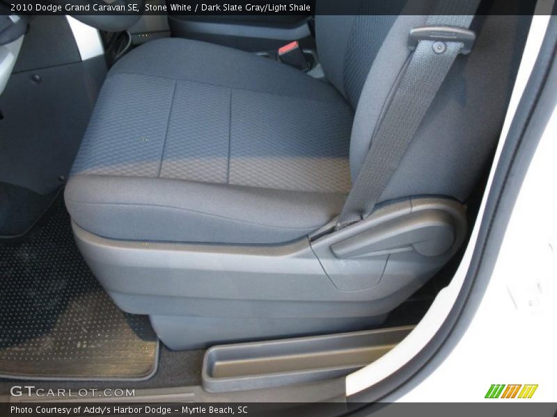 Stone White / Dark Slate Gray/Light Shale 2010 Dodge Grand Caravan SE