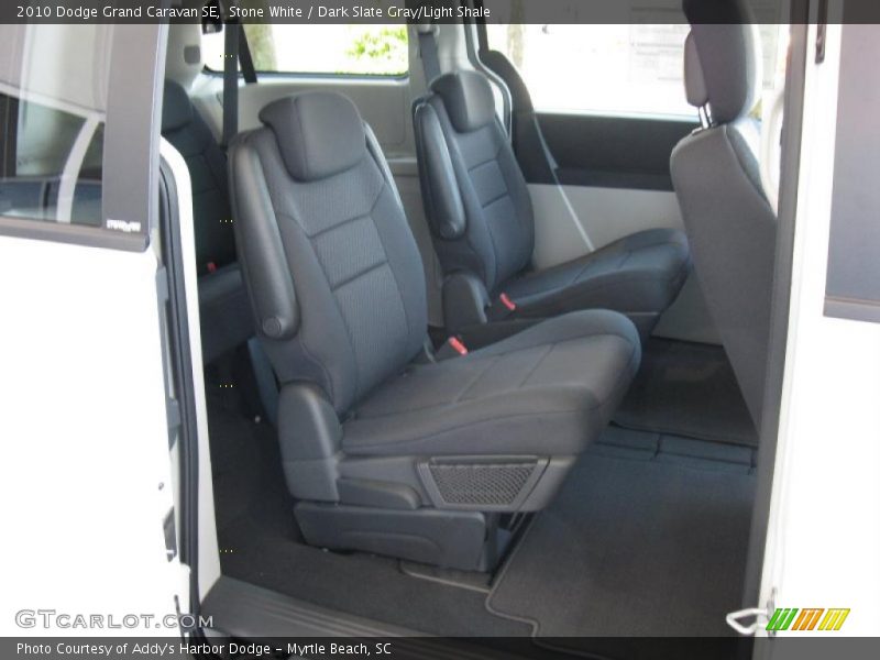 Stone White / Dark Slate Gray/Light Shale 2010 Dodge Grand Caravan SE
