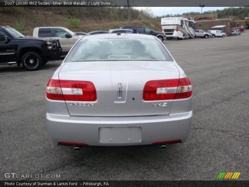 Silver Birch Metallic / Light Stone 2007 Lincoln MKZ Sedan