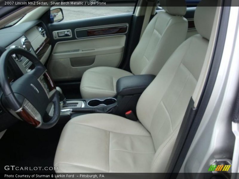 Silver Birch Metallic / Light Stone 2007 Lincoln MKZ Sedan