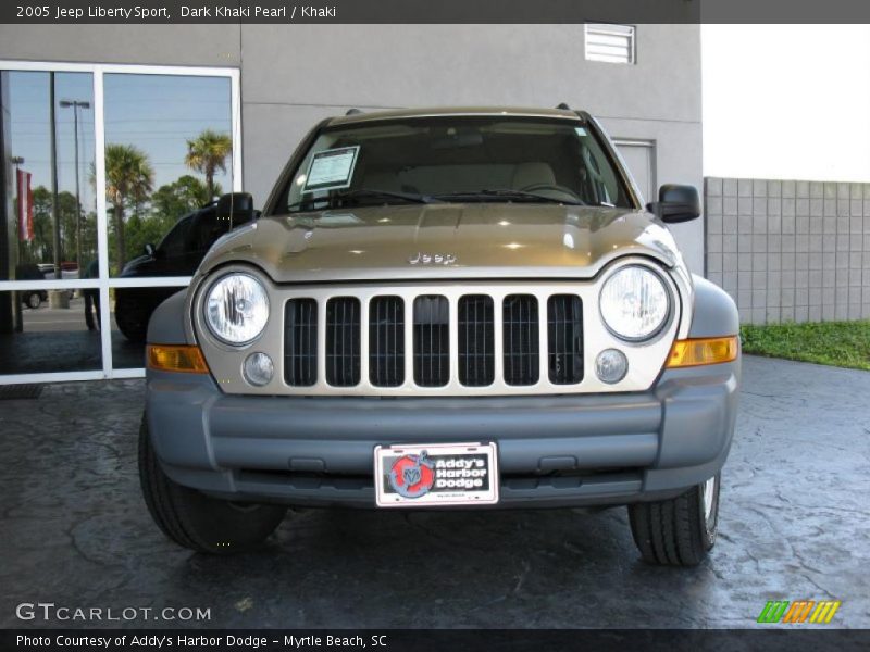 Dark Khaki Pearl / Khaki 2005 Jeep Liberty Sport