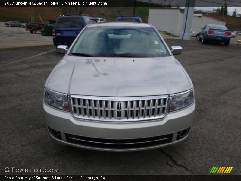 Silver Birch Metallic / Light Stone 2007 Lincoln MKZ Sedan