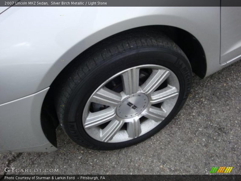 Silver Birch Metallic / Light Stone 2007 Lincoln MKZ Sedan