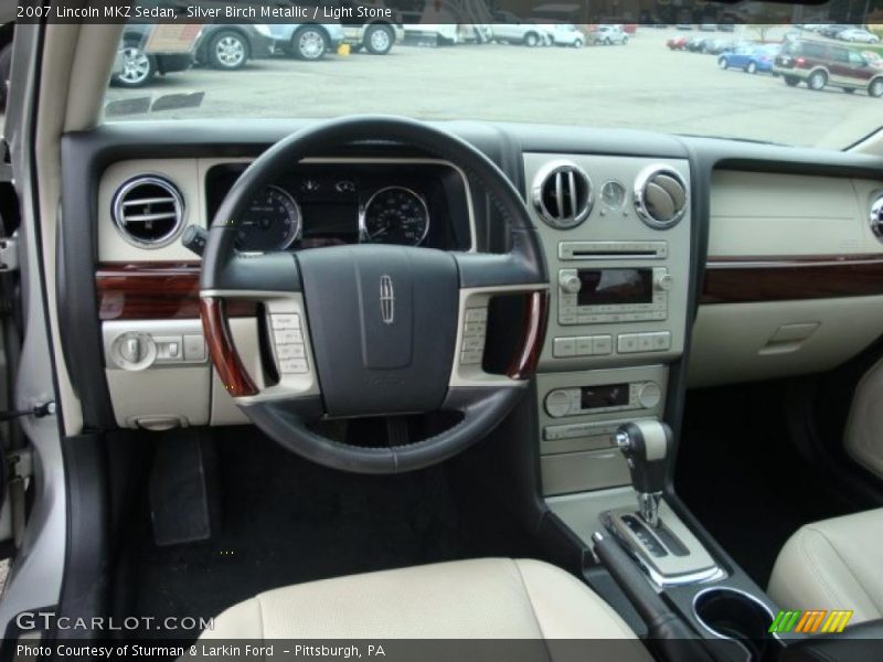 Silver Birch Metallic / Light Stone 2007 Lincoln MKZ Sedan